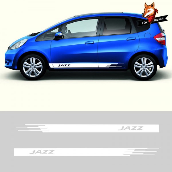 Car Vinyl Decal Side Skirt Stripes Stickers Graphics Sport Styling Auto Sport Styling Vinyl Car Sticker for Honda Jazz